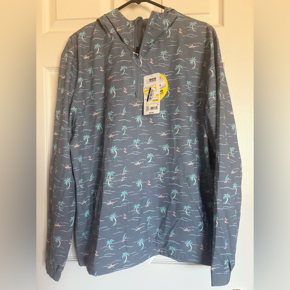 Gray Patterned Lightweight Jacket